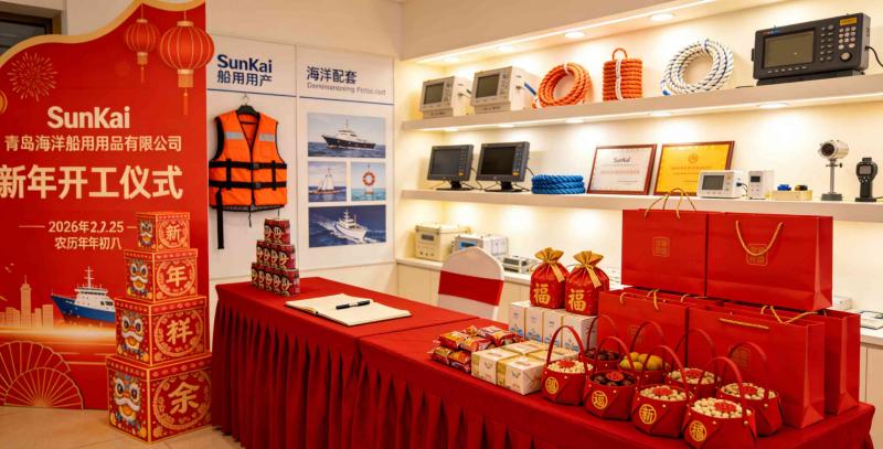 Qingdao SunKai Marine organise la cérémonie d'ouverture du Nouvel An 2026