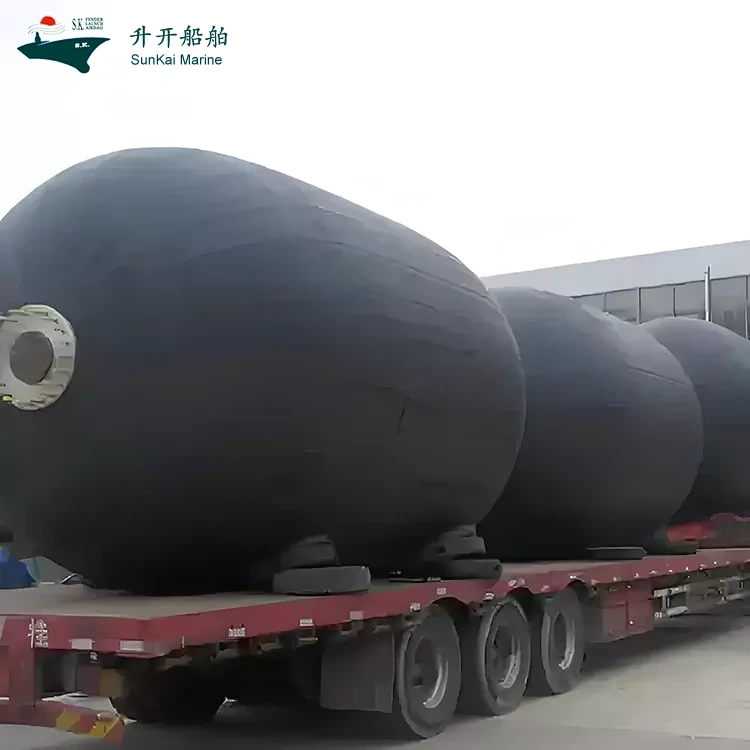 Les défenses gonflables marines nouvellement développées par Shengkai Marine Supplies Co., Ltd. sont officiellement sorties de la chaîne de production et sont entrées en service