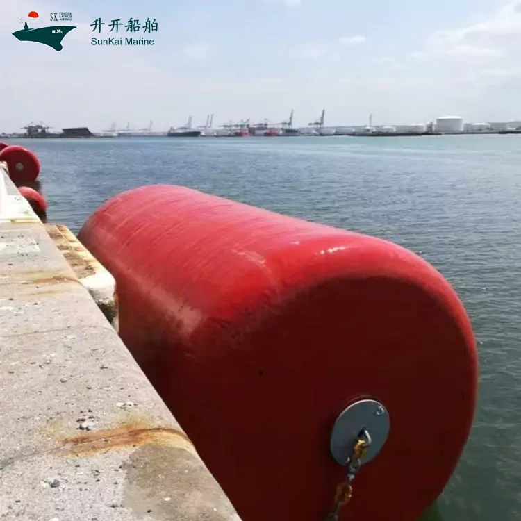 Les défenses remplies de mousse de SunKai Marine sont reconnues sur les marchés étrangers et sont vendues à des projets marins dans plusieurs pays