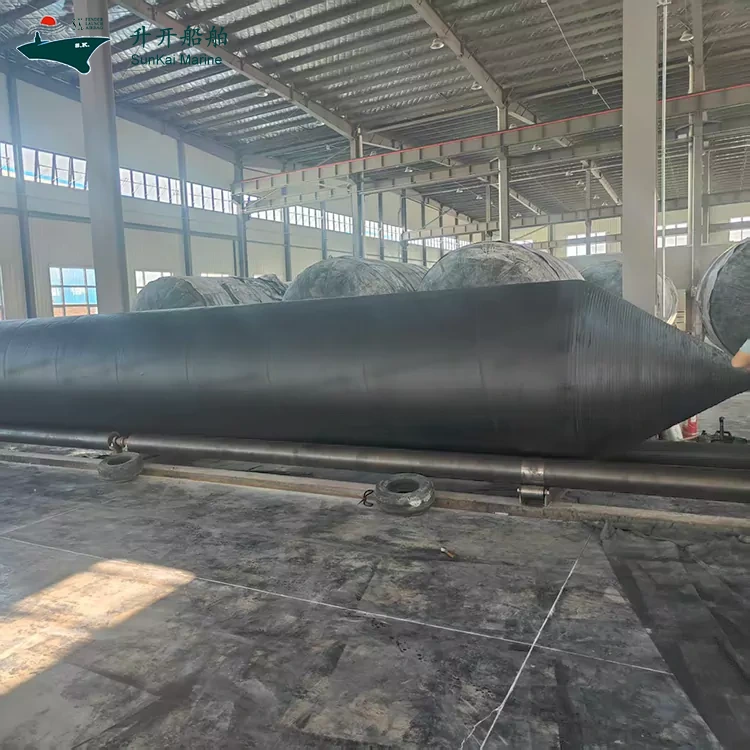 Les airbags marins haute pression résistants à la pression de Qingdao SunKai livrés en Corée du Sud