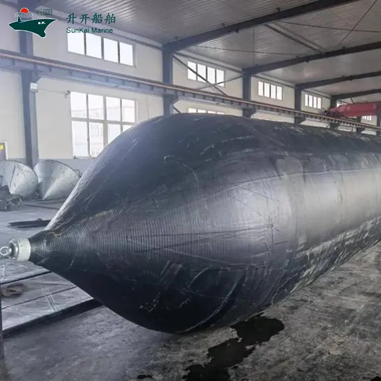 Airbag gonflable d'amarrage de navire