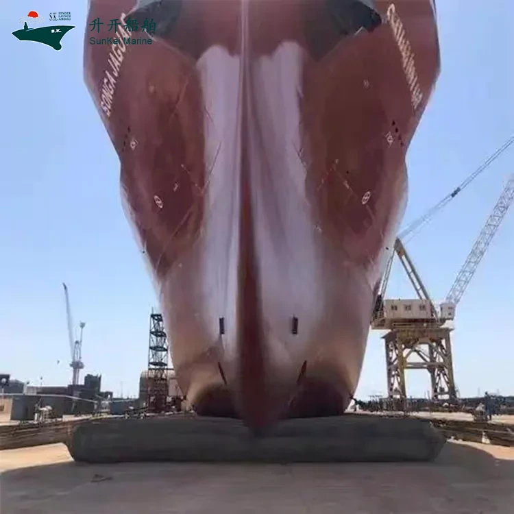 Airbags marins résistants à l'usure pour la réparation des navires
